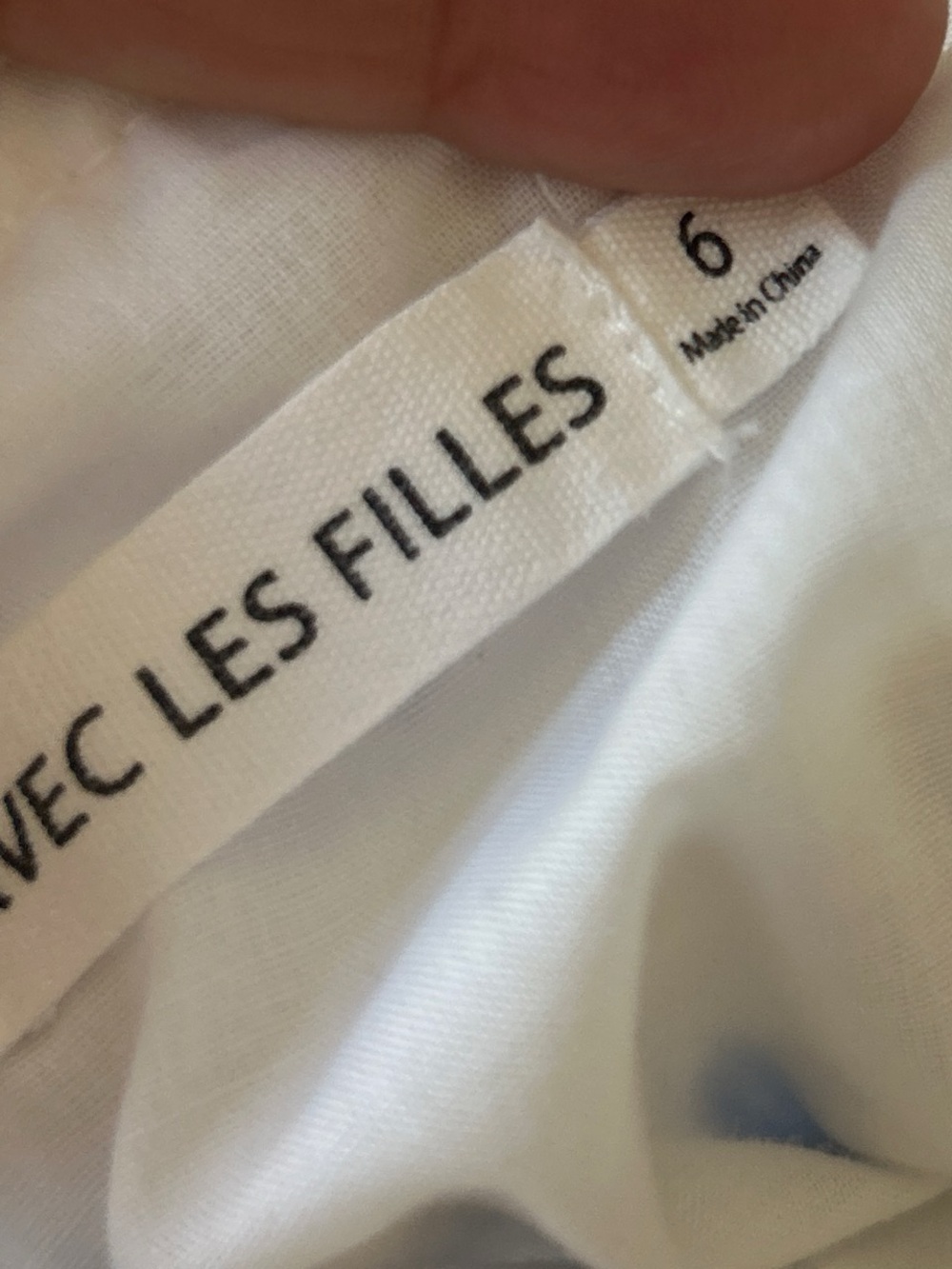 Avec Les Filles White Light Blue dress - Picture 4 of 8